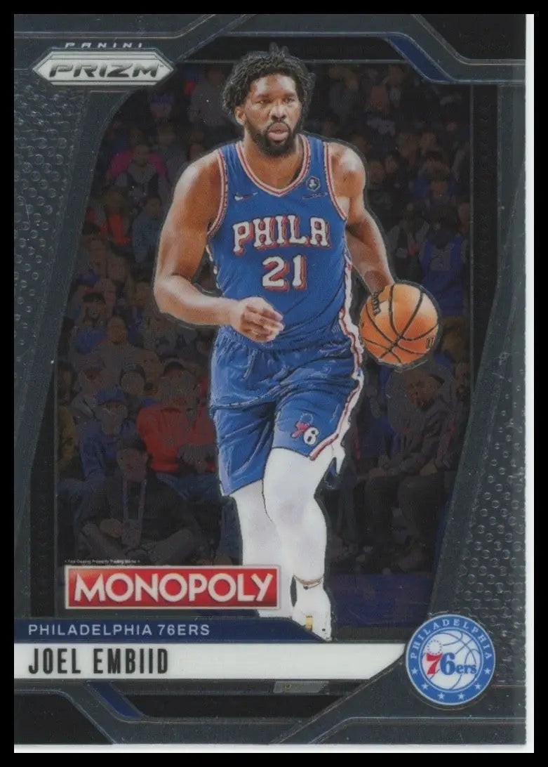 2024-25 Panini Prizm Monopoly Joel Embiid #1 Philadelphia 76ers Basketball Card - Basketball Card Single