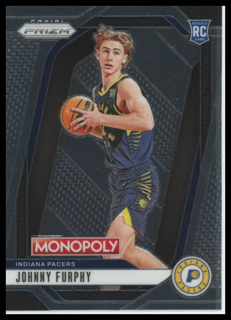 2024-25 Panini Prizm Monopoly Johnny Furphy Rookie #60 Indiana Pacers Basketball