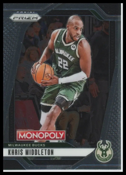 2024-25 Panini Prizm Monopoly Khris Middleton #9 Milwaukee Bucks Basketball Card