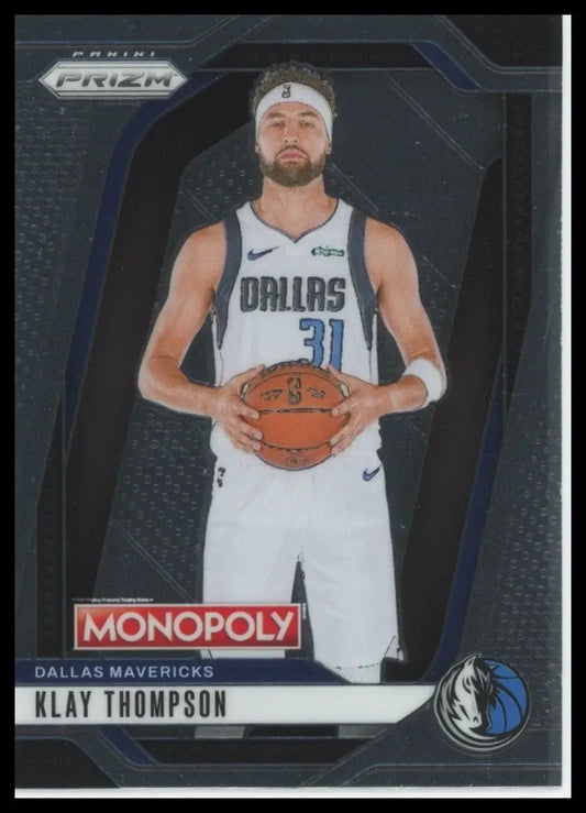 2024-25 Panini Prizm Monopoly Klay Thompson #51 Dallas Mavericks Basketball Card