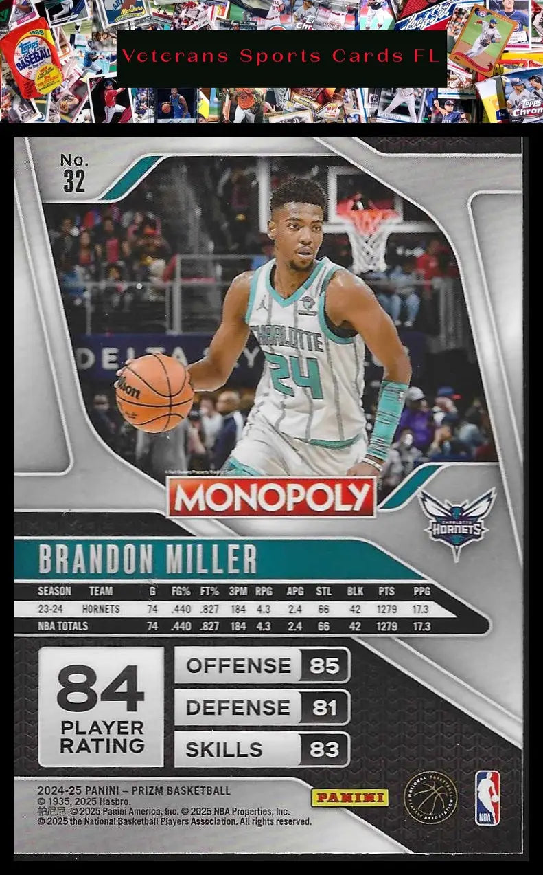 2024-25 Panini Prizm Monopoly #LEG5 Tim Duncan Legends - Basketball Card Single