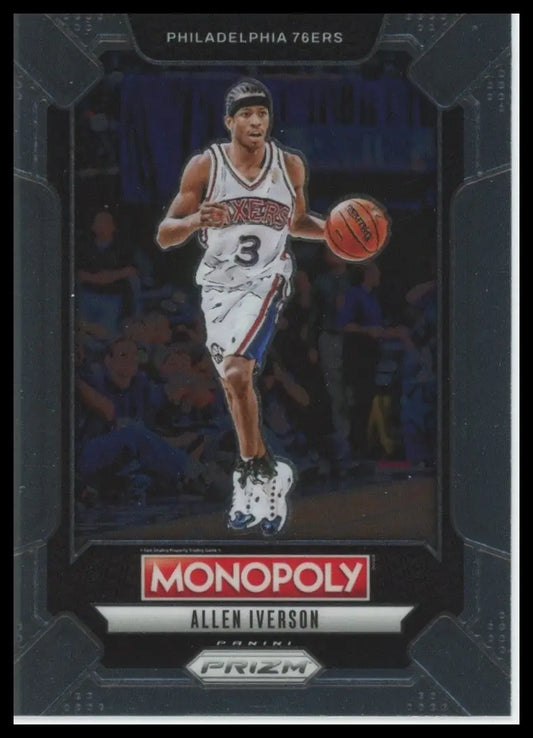 2024-25 Panini Prizm Monopoly Legends Allen Iverson #LEG1 Philadelphia 76ers NBA - Basketball Card Single