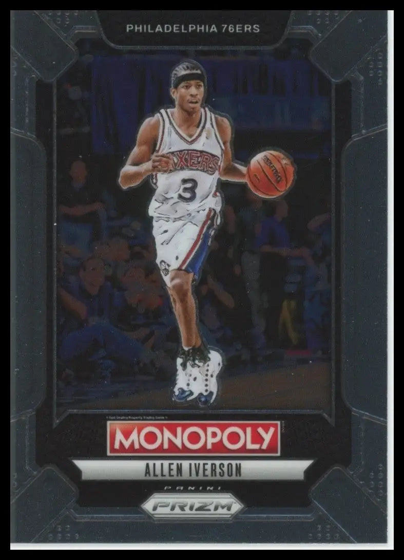 2024-25 Panini Prizm Monopoly Legends Allen Iverson #LEG1 Philadelphia 76ers NBA - Basketball Card Single