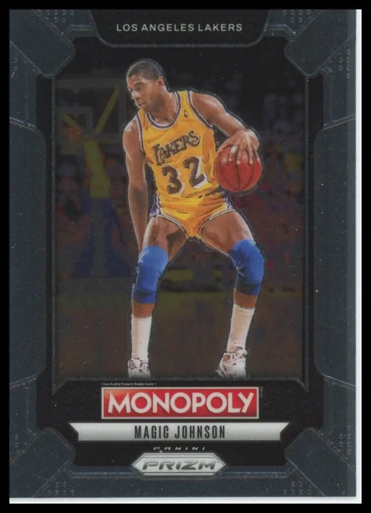 2024-25 Panini Prizm Monopoly Legends Magic Johnson #LEG4 Los Angeles Lakers NBA - Basketball Card Single