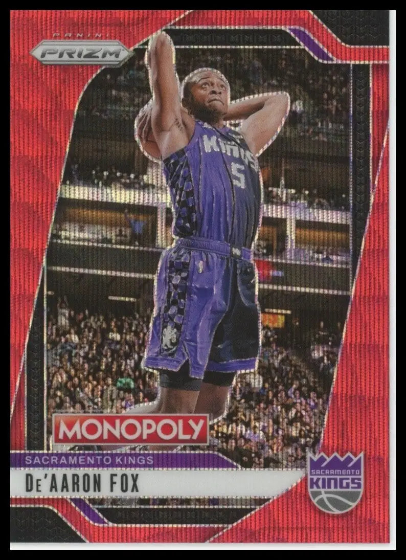 2024-25 Panini Prizm Monopoly Red DeAaron Fox #37 Sacramento Kings Basketball - Basketball Card Single
