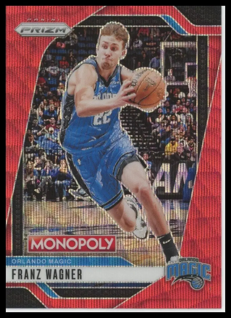 2024-25 Panini Prizm Monopoly Red Franz Wagner #47 Orlando Magic Basketball Card