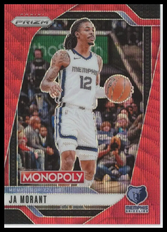 2024-25 Panini Prizm Monopoly Red Ja Morant #22 Memphis Grizzlies Basketball NBA - Basketball Card Single