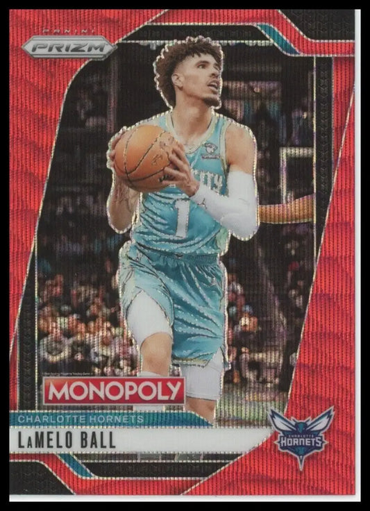2024-25 Panini Prizm Monopoly Red LaMelo Ball #31 Charlotte Hornets Basketball - Basketball Card Single