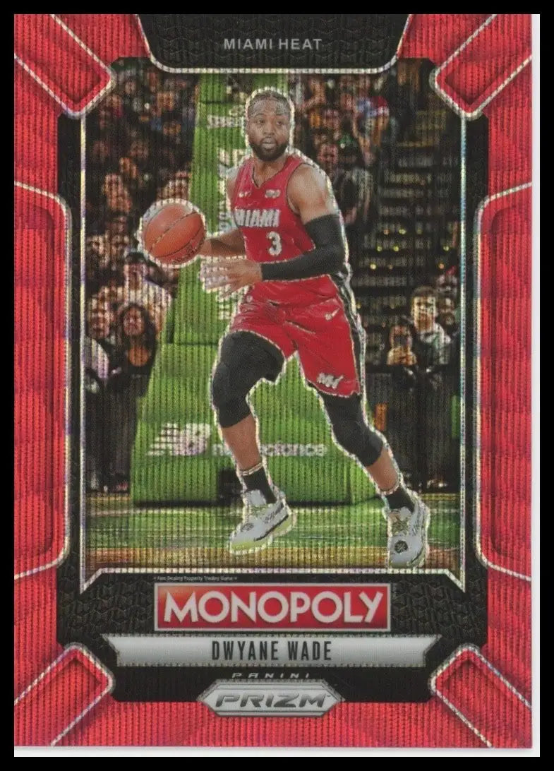 2024-25 Panini Prizm Monopoly Red Legends Dwyane Wade #LEG10 Miami Heat Card NBA - Basketball Card Single