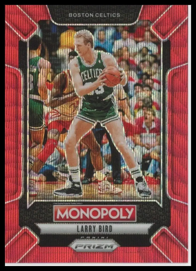 2024-25 Panini Prizm Monopoly Red Legends Larry Bird #LEG3 Boston Celtics Card - Basketball Card Single