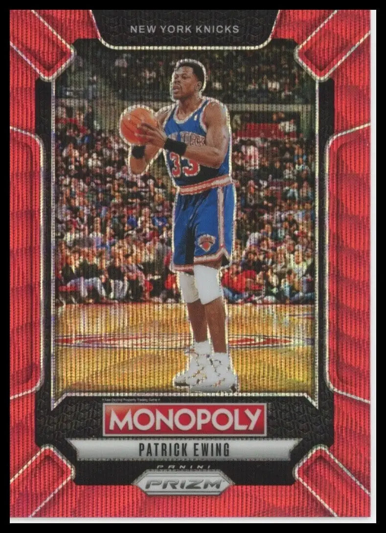 2024-25 Panini Prizm Monopoly Red Legends Patrick Ewing #LEG8 New York Knicks - Basketball Card Single