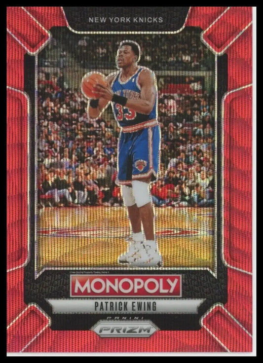2024-25 Panini Prizm Monopoly Red Legends Patrick Ewing #LEG8 New York Knicks - Basketball Card Single