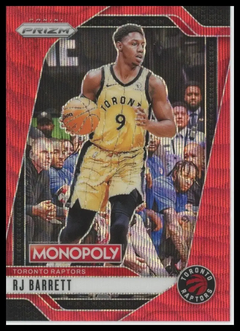 2024-25 Panini Prizm Monopoly Red RJ Barrett #68 Toronto Raptors Basketball Card - Basketball Card Single