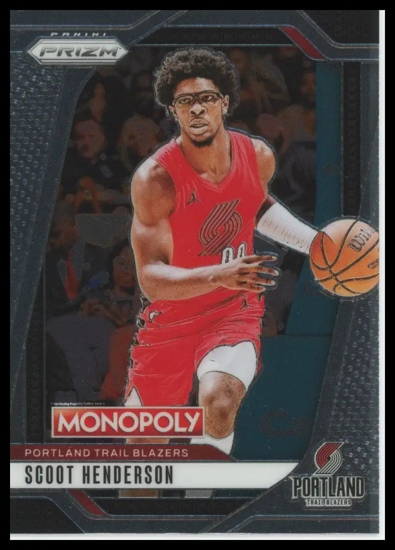 2024-25 Panini Prizm Monopoly Scoot Henderson #5 Portland Trail Blazers Card NBA - Basketball Card Single