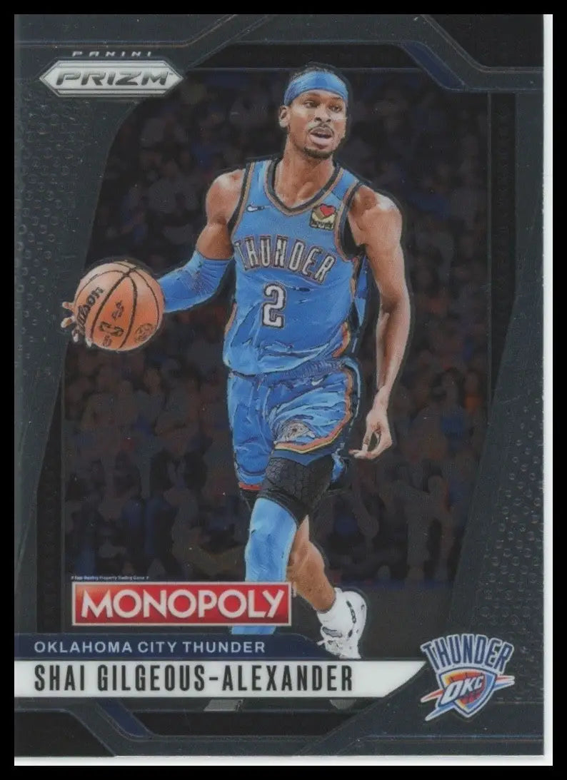 2024-25 Panini Prizm Monopoly Shai Gilgeous Alexander #79 Oklahoma City Thunder