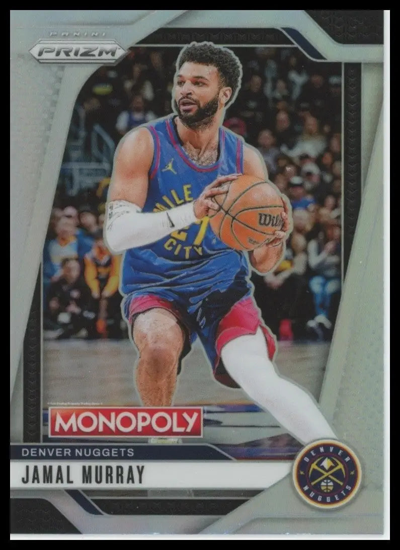2024-25 Panini Prizm Monopoly Silver Jamal Murray #57 Denver Nuggets Basketball - Basketball Card Single
