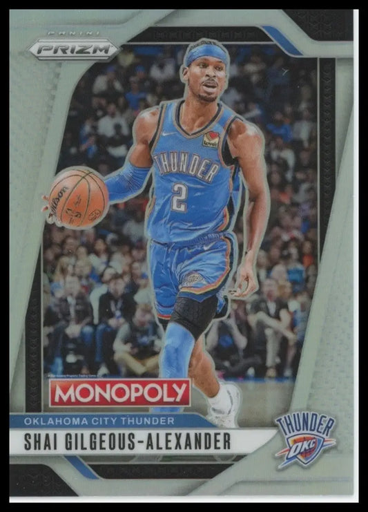 2024-25 Panini Prizm Monopoly Silver Shai Gilgeous Alexander #79 OKC Thunder NBA - Basketball Card Single