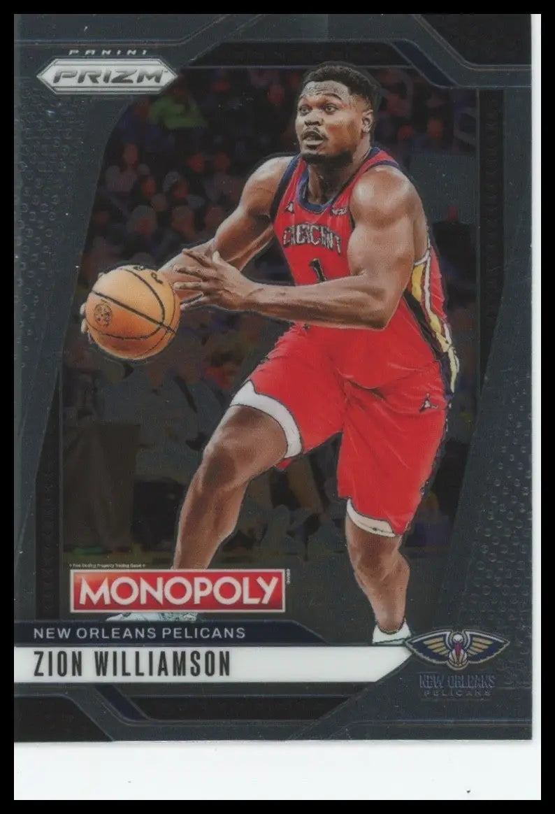 2024-25 Panini Prizm Monopoly Zion Williamson #61 New Orleans Pelicans Card NBA