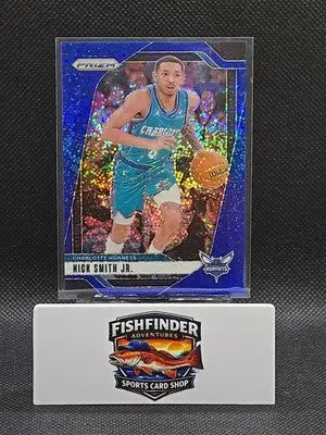2024-25 Panini Prizm - Nick Smith Jr. #185 Blue Sparkle Prizm /144 - Basketball Card Single