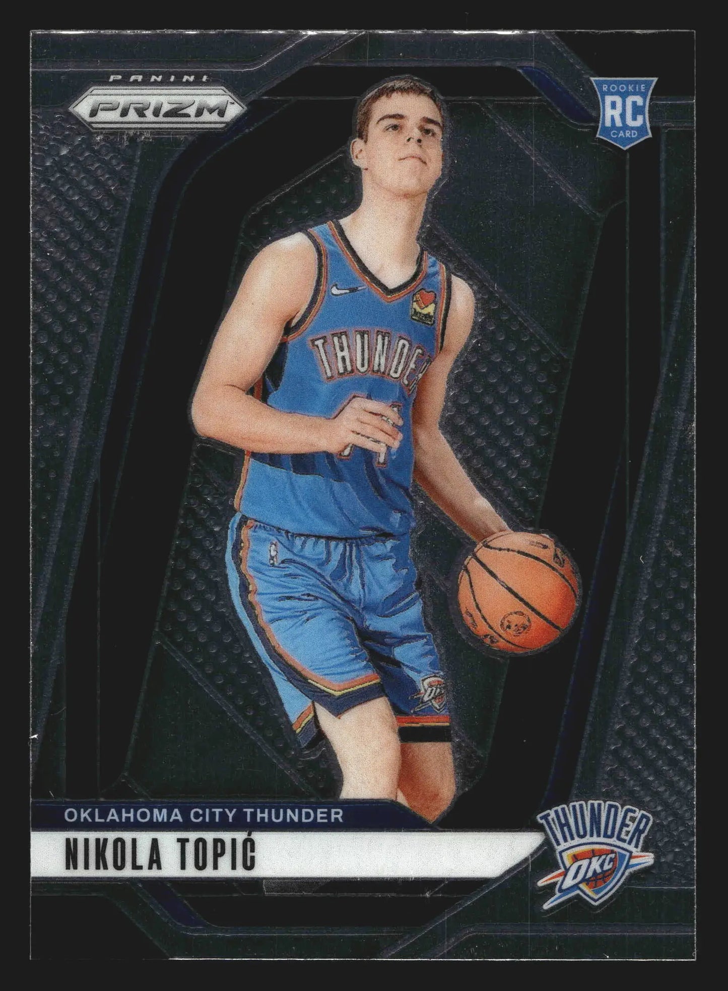 2024-25 Panini Prizm Nikola Topic #230 Oklahoma City Thunder RC - Basketball Card Single