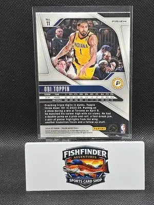 2024-25 Panini Prizm - Obi Toppin #11 Silver Prizm - Basketball Card Single