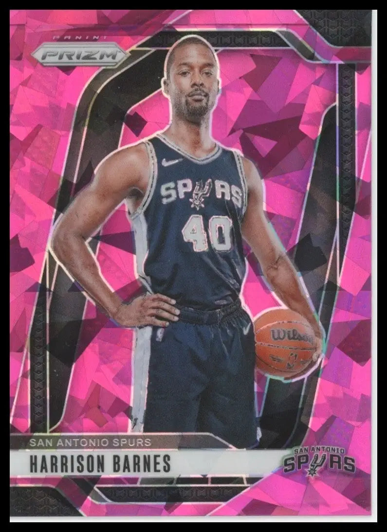 2024-25 Panini Prizm Pink Ice Harrison Barnes #55 San Antonio Spurs Basketball