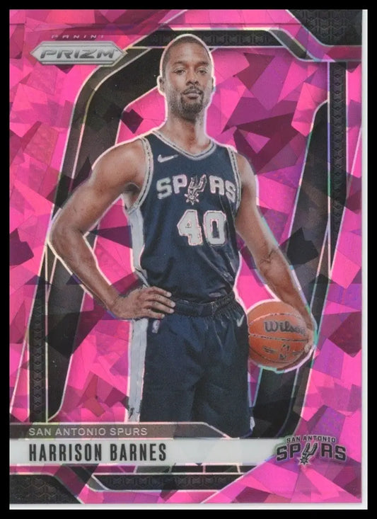 2024-25 Panini Prizm Pink Ice Harrison Barnes #55 San Antonio Spurs Basketball