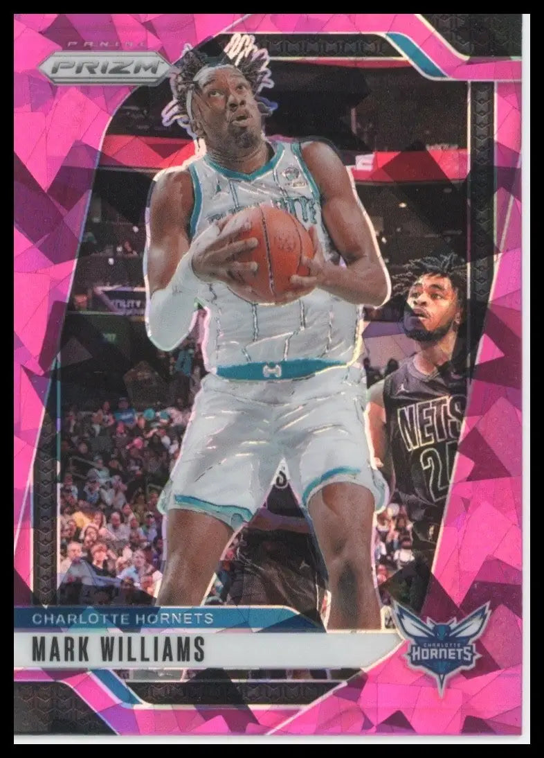 2024-25 Panini Prizm Pink Ice Mark Williams #56 Charlotte Hornets Basketball NBA - Basketball Card Single