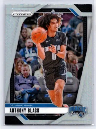 Anthony Black basketball card from Panini Prizm Prizms Silver series with original gloss