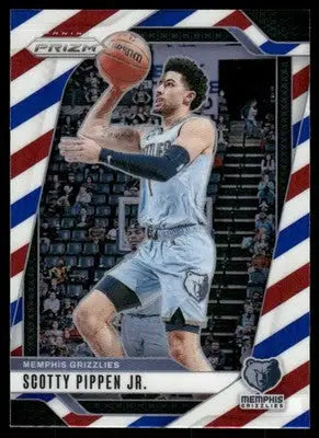 2024-25 Panini Prizm Scotty Pippen Jr. #95 Red White Blue Basketball - Basketball Card Single