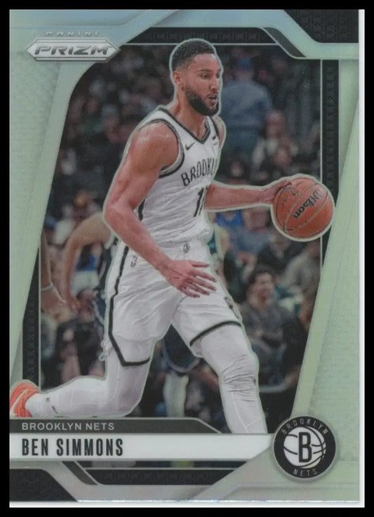 2024-25 Panini Prizm Silver Ben Simmons #82 Brooklyn Nets Basketball Card NBA