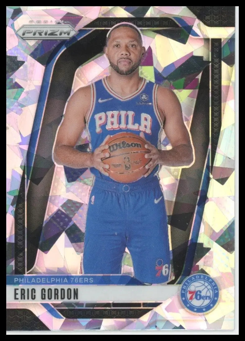 2024-25 Panini Prizm Silver Ice Eric Gordon #180 Philadelphia 76ers Basketball - Basketball Card Single