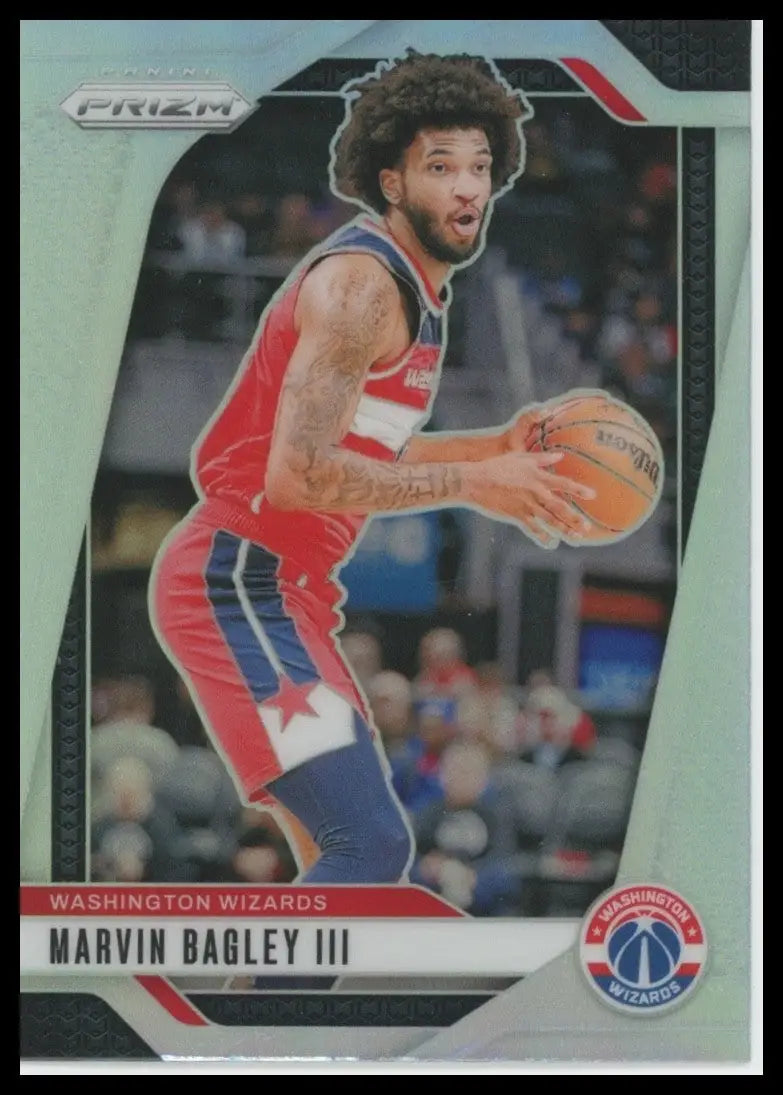 2024-25 Panini Prizm Silver Marvin Bagley III #145 Washington Wizards Basketball - Basketball Card Single