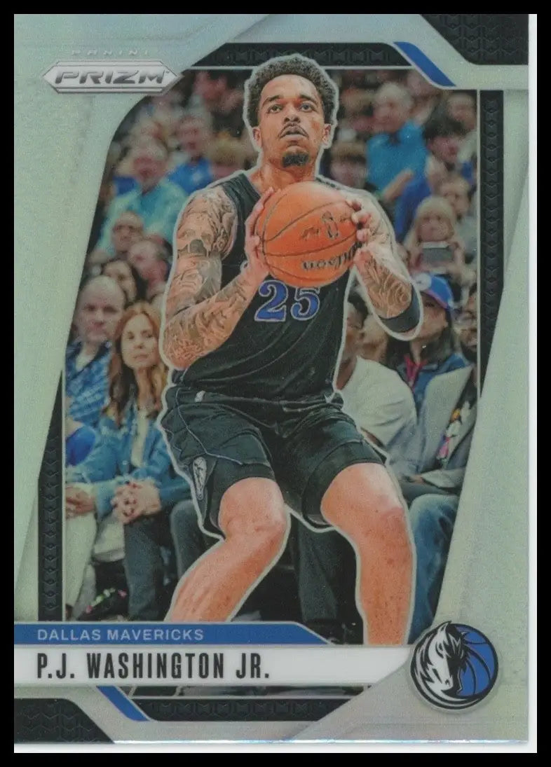 2024-25 Panini Prizm Silver PJ Washington Jr #174 Dallas Mavericks Basketball