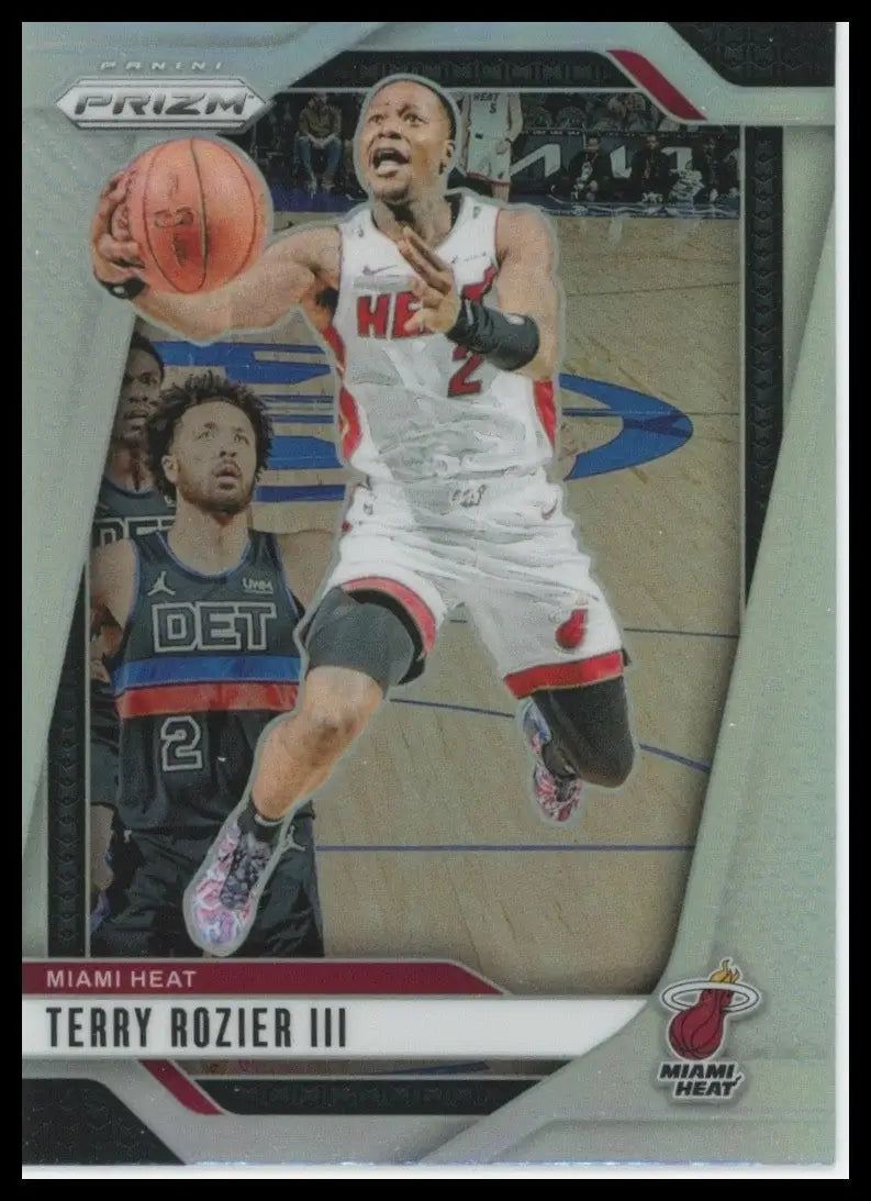 2024-25 Panini Prizm Silver Terry Rozier #142 Miami Heat Basketball Card NBA