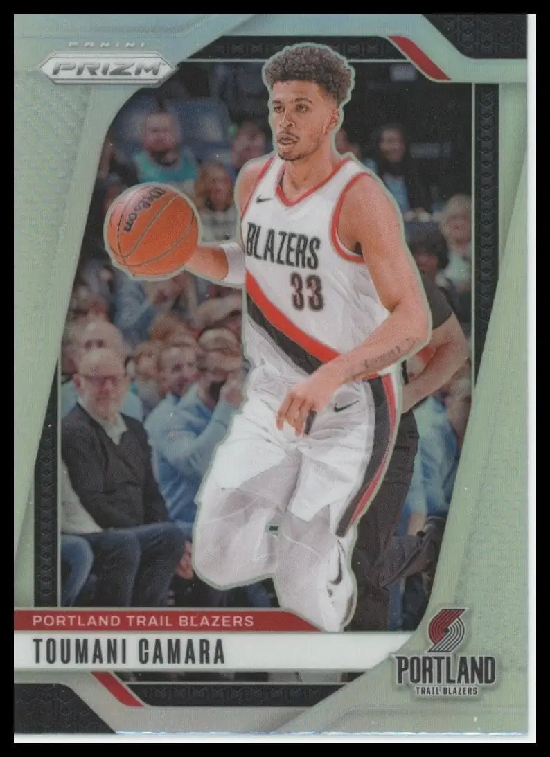 2024-25 Panini Prizm Silver Toumani Camara #215 Portland Trail Blazers Card NBA - Basketball Card Single