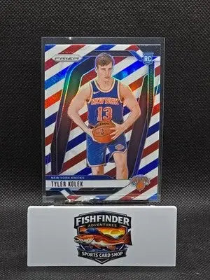 2024-25 Panini Prizm - Tyler Kolek #225 Red White & Blue Prizm (RC) - Basketball Card Single
