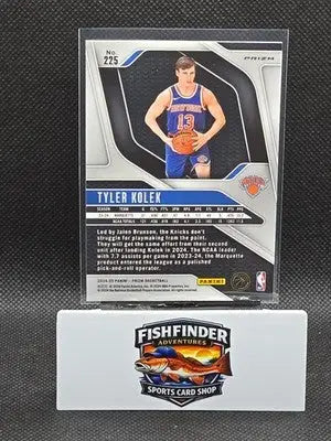 2024-25 Panini Prizm - Tyler Kolek #225 Red White & Blue Prizm (RC) - Basketball Card Single