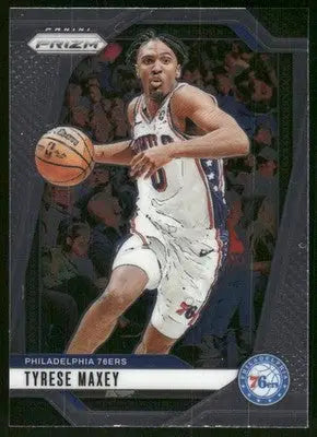 2024-25 Panini Prizm Tyrese Maxey #96 Basketball - Basketball Card Single