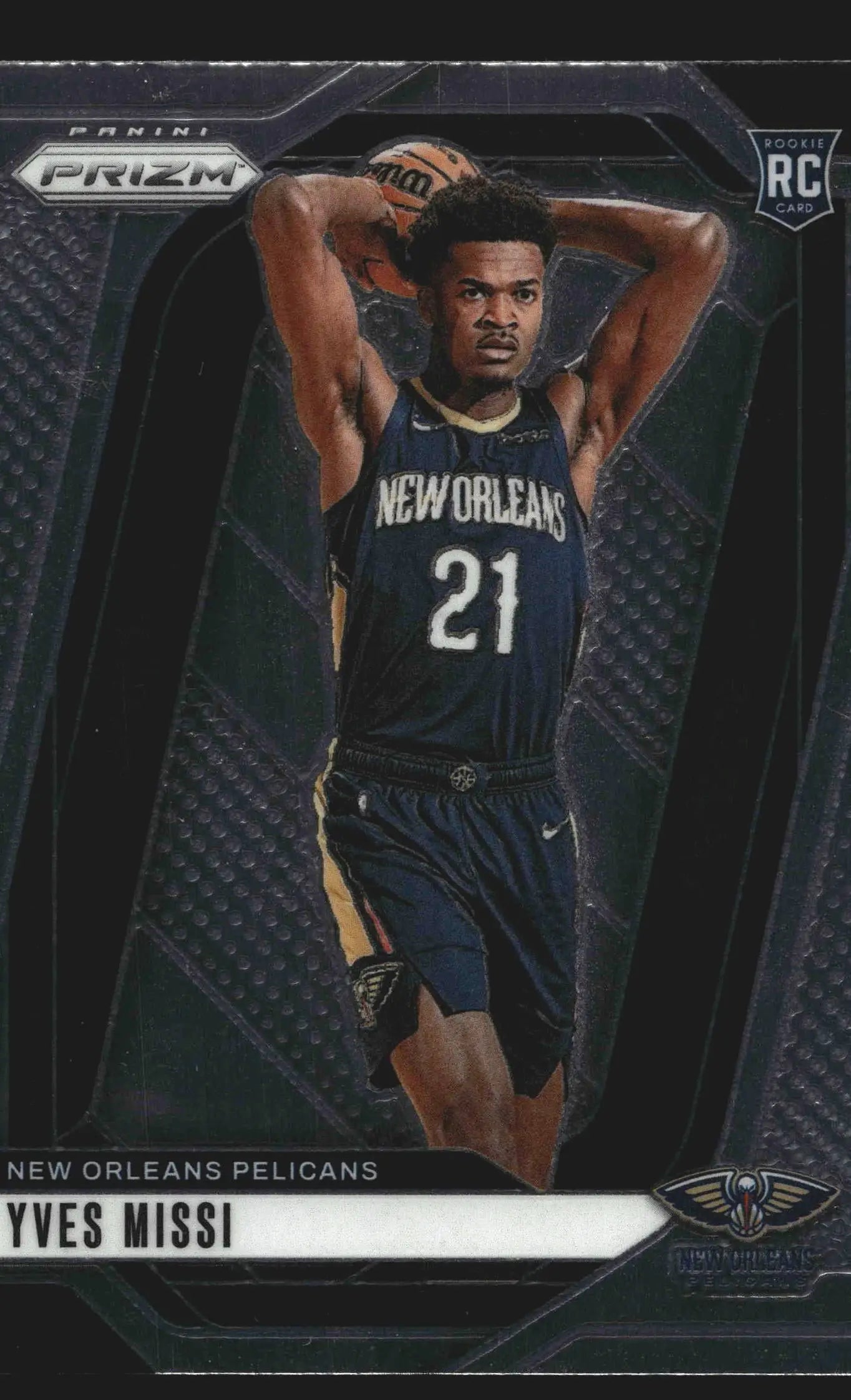 2024-25 Panini Prizm Yves Missi #233 RC New Orleans Pelicans Rookie