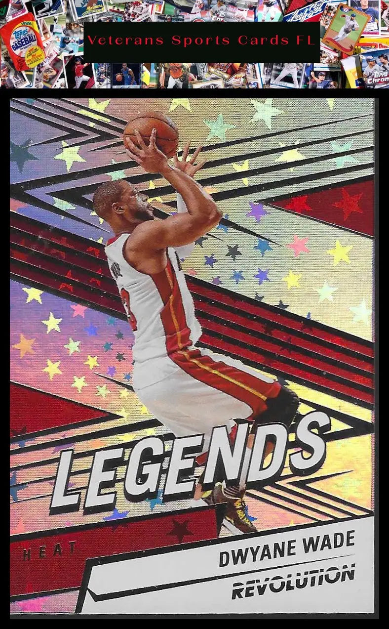 2024-25 Panini Revolution #13 Dwyane Wade Hardwood Legacy - Basketball Card Single