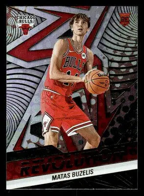 2024-25 Panini Revolution #14 Matas Buzelis Base RC Chicago Bulls - Basketball Card Single
