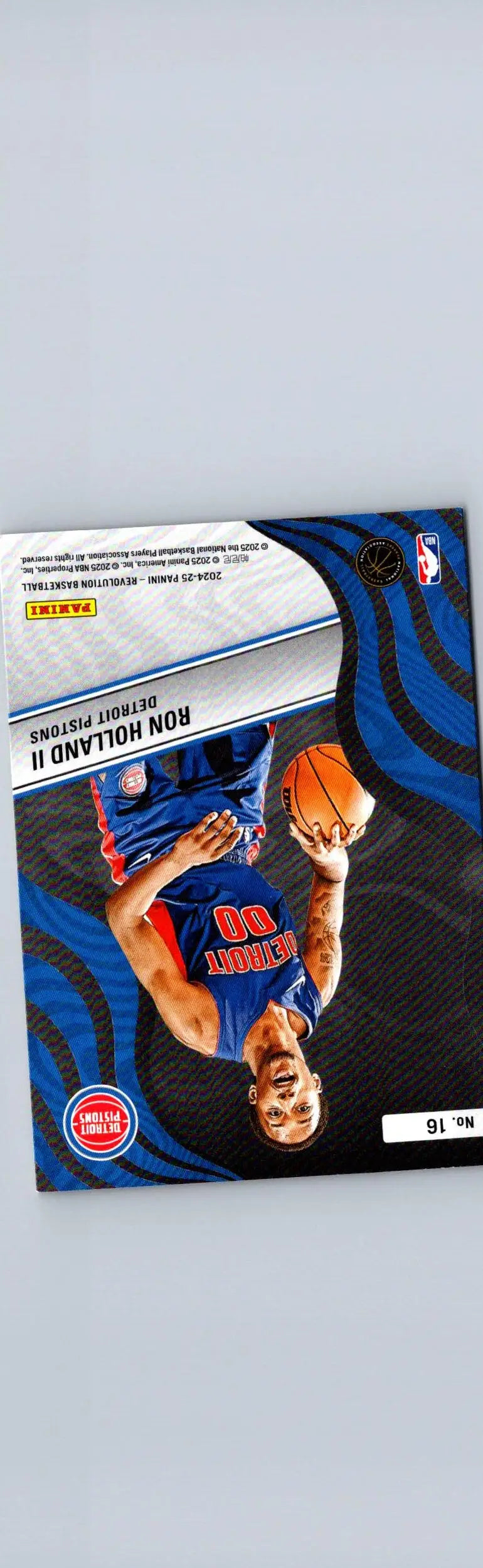 Basketball trading card featuring Ron Holland II of the Detroit Pistons from Panini Revolution