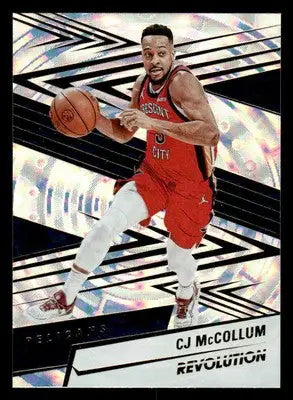 2024-25 Panini Revolution #2 CJ McCollum Fractal - Basketball Card Single
