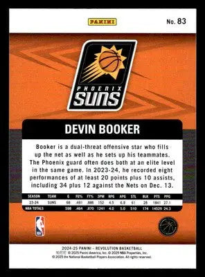2024-25 Panini Revolution #83 Devin Booker - Basketball Card Single
