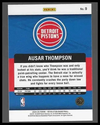2024-25 Panini Revolution #9 Ausar Thompson