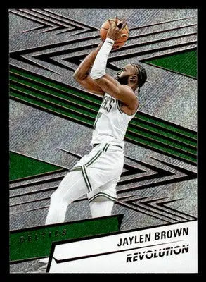 2024-25 Panini Revolution #92 Jaylen Brown Base Boston Celtics - Basketball Card Single