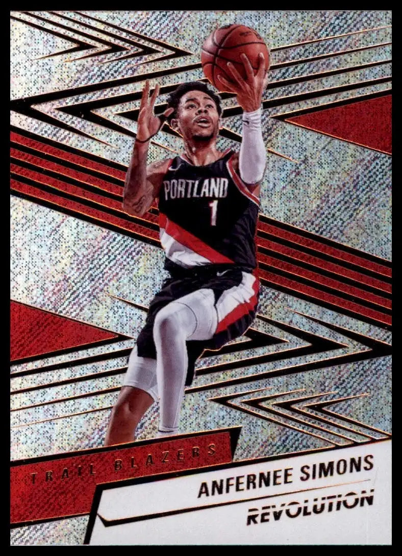 2024-25 Panini Revolution Anfernee Simons #52 Portland Trail Blazers Basketball
