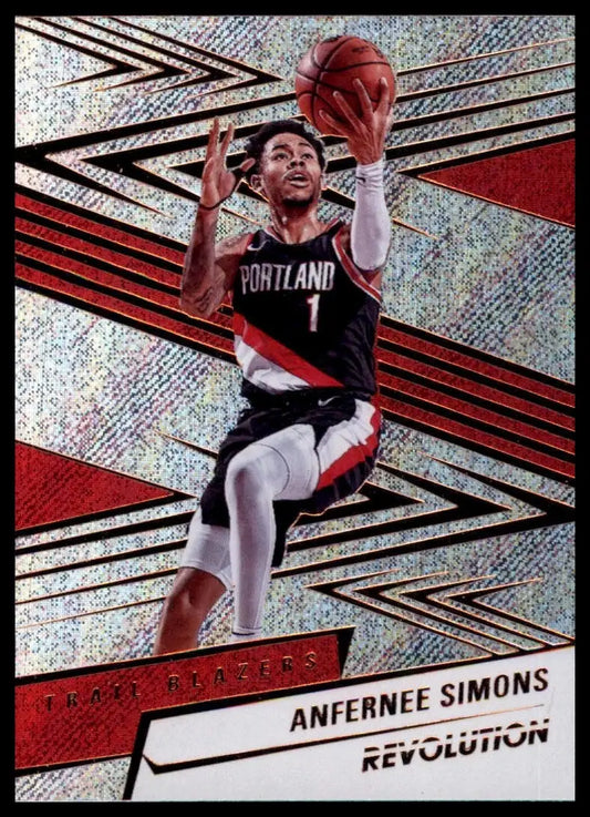 2024-25 Panini Revolution Anfernee Simons #52 Portland Trail Blazers Basketball