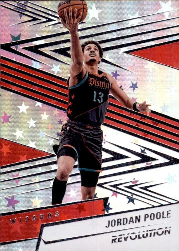 2024-25 Panini Revolution Astro Jordan Poole #28 Washington Wizards Basketball